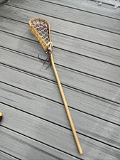 Cranbarry Vtg T.S. Hattersley Viktoria Wood Lacrosse Stick 44” Made in England