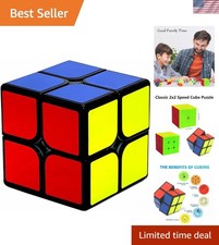 Fun  Portable 2x2x2 Cube Puzzle - Classic Gift for Kids' Birthdays  Holidays