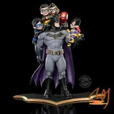 IN STOCK QMx Q-master: Batman Family Statue Model 15'' High Sculptures NEW