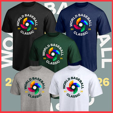 HOT SALE - 2026 MLB World Baseball Classic Logo T shirt Multicolor