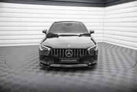 Maxton Design Frontlippe V.1 Passend FüR Mercedes Cla C118 Schwarz Hochglanz