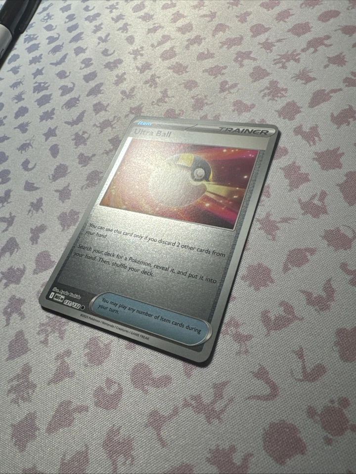 Ultra Ball 131/132 Common Reverse Holo - Pokémon TCG Mega Evolution - NM - Image 2 of 3