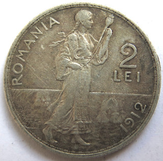 2 Lei 1912 Rumänien
