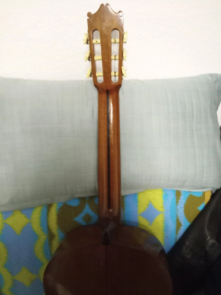 obanez andorra akkustik Gitarre Made in Japan Wurzelholz braun gestimmt gewartet - Bild 3 von 4