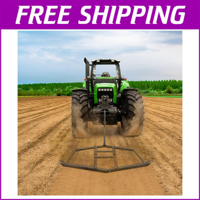 60''/66'' Driveway Drag Grader Harrow w/ 2 Adjustable Bars for Landscape Leveling
