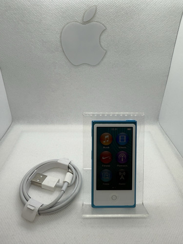 Apple Ipod Nano 7. Generazione 7G (16GB) Turchese Blu RAR Usato #2578