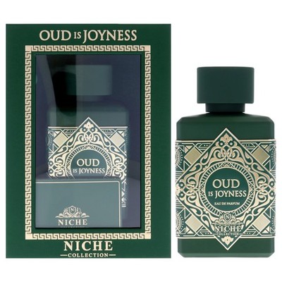 Niche Collection - Oud Is Joyness by Khalis for Men - 3.4 oz EDP Spray