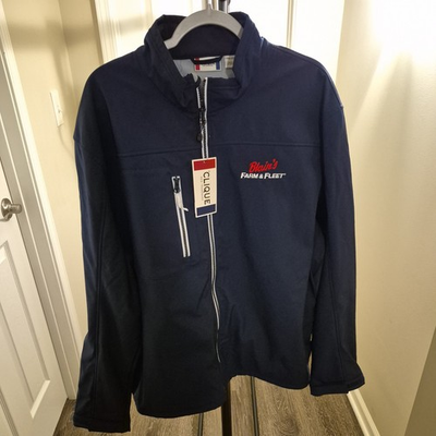 #ad NEW Farm amp; Fleet Branded Clique Telemark Eco Stretch Full Zip Jacket 2XL $6.00