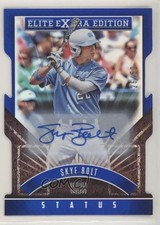 2015 Elite Extra Edition Status Blue Die-Cut Prospects 26/50 Skye Bolt Auto 2p7