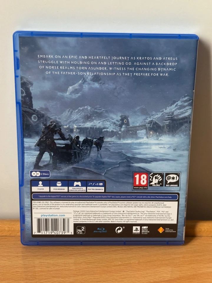 God of War Ragnarok For PS4 And 5 Disk, photo 2 of 5