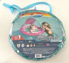 SwimWays Baby Spring Float Sun Canopy 9-24 Months First Splash
