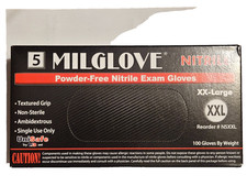 5 mil nitrile gloves powder free