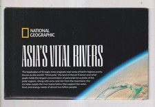 Asia's Vital Rivers / Everest in View National Geographic Map July 2020 ( Map)