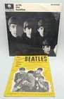 WITH THE BEATLES MONO VINYL RECORD LP (DAMAGE TO COVER) & SOUVENIR SONG BOOK