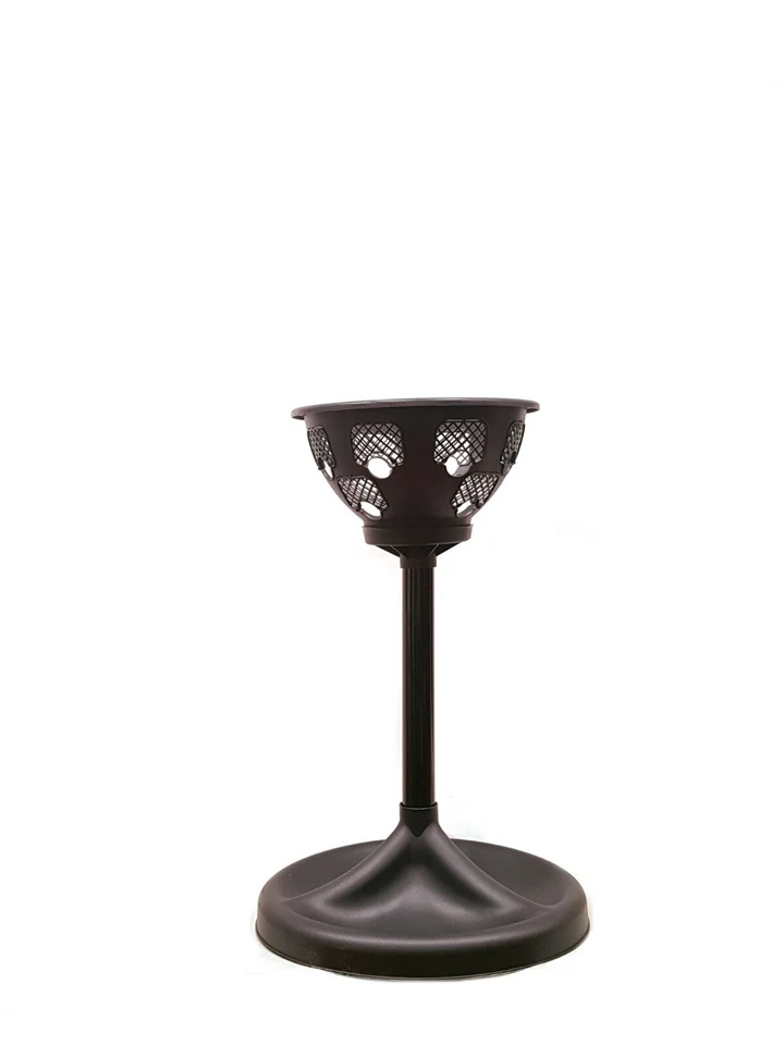 Tall Pedestal Planter Flower Tower With 14" EasyFill Basket Vertical Planter - Image 2 of 4