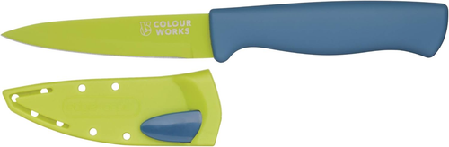Kyocera Gen Coltello Ceramica, spelucchino, Lama 7,5 cm, Verde/Bianco