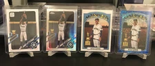 2021 Kyle Lewis Rookie Cup Lot- Topps Chrome Prism & Heritage Blue Sparkle