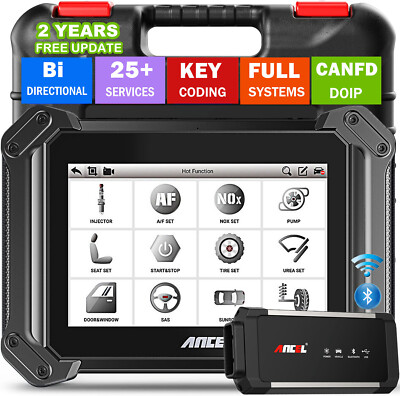 Ancel V6 Pro BT Bidirectional KFZ OBD2 Diagnosegerät ALLE System Scan ECU Coding