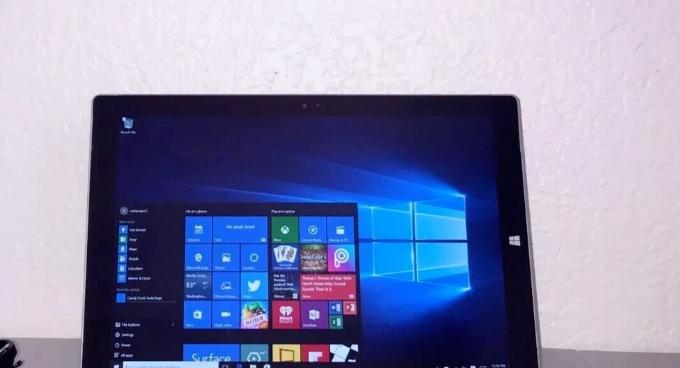 Microsoft Surface Pro 3,  i5-4300U , 4GB RAM 128GB SSD. OK condition - Image 2 of 4