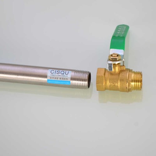 1/2"-1" Male BSP Threaded Pipe Fitting L: 100 - 300 MM Stainless Steel SS 201 - Picture 4 of 17