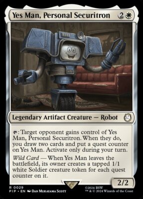 MTG Fallout R Yes Man, Personal Securitron #0029