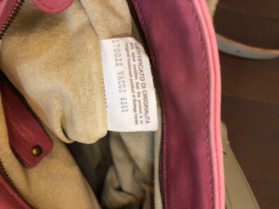 Auth Bottega Veneta Intrecciato Shoulder Bag Leather Pink Ladies
