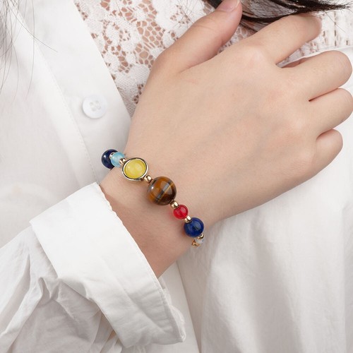 4mm-10mm Natural Gemstone Beaded Stretch Bracelet Crystal Healing Reiki Gifts - Picture 45 of 440
