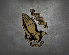 Praying Hands Aufkleber BIG Oldschool Skatebo...