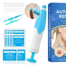 Micro Skin Tag Remover Tool Kit Rubber Bands for Wart Acne Skin Tags Removal US