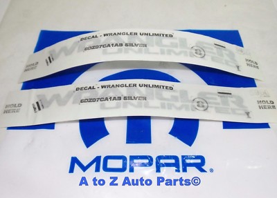 Jeep Wrangler Unlimited Fender Decal Sticker 4 X 10 | Custom Made In - Foto 7