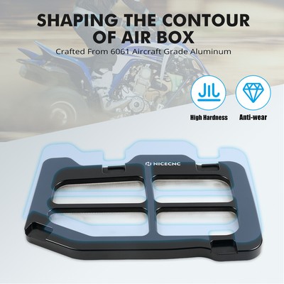 Pro Flow Air Filter Intake Cleaner & Holder For Yamaha Raptor 700 700R