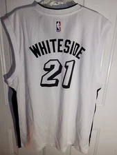 Adidas NBA Jersey Miami Heat Hassan Whiteside White X-Mas sz M