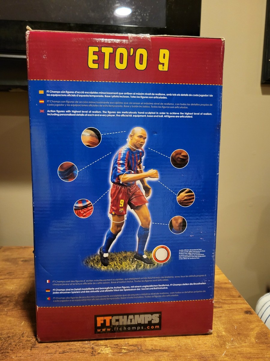 321★サッカー★samuel eto'o★prostars★フィギュア SAMUEL ETO'O FTChamps 12 in 30 cm Action Figure FC BARCELONA