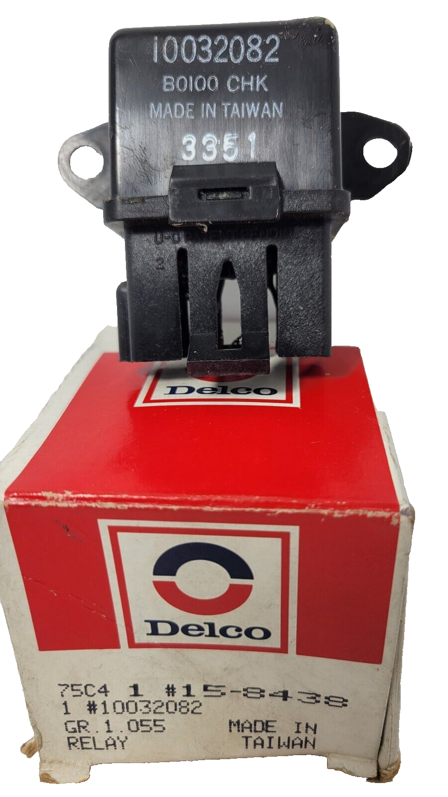 Engine Cooling Fan  A/C Compressor Relay Genuine AC DELCO 15-8438 GM 10032082-image