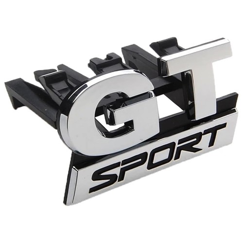 For GT SPORT Car Front Grille Grill Hood Emblem Badge Decals Sticker ABS - Picture 4 of 6