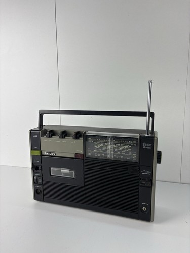Philips RR 242 Tragbarer Kassettenspieler - ungetestet - Afbeelding 4 van 7