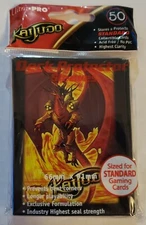 Kaijudo Sleeves - INFERNUS - New Sealed 50 Pack Ultra PRO Deck Protectors DRAGON