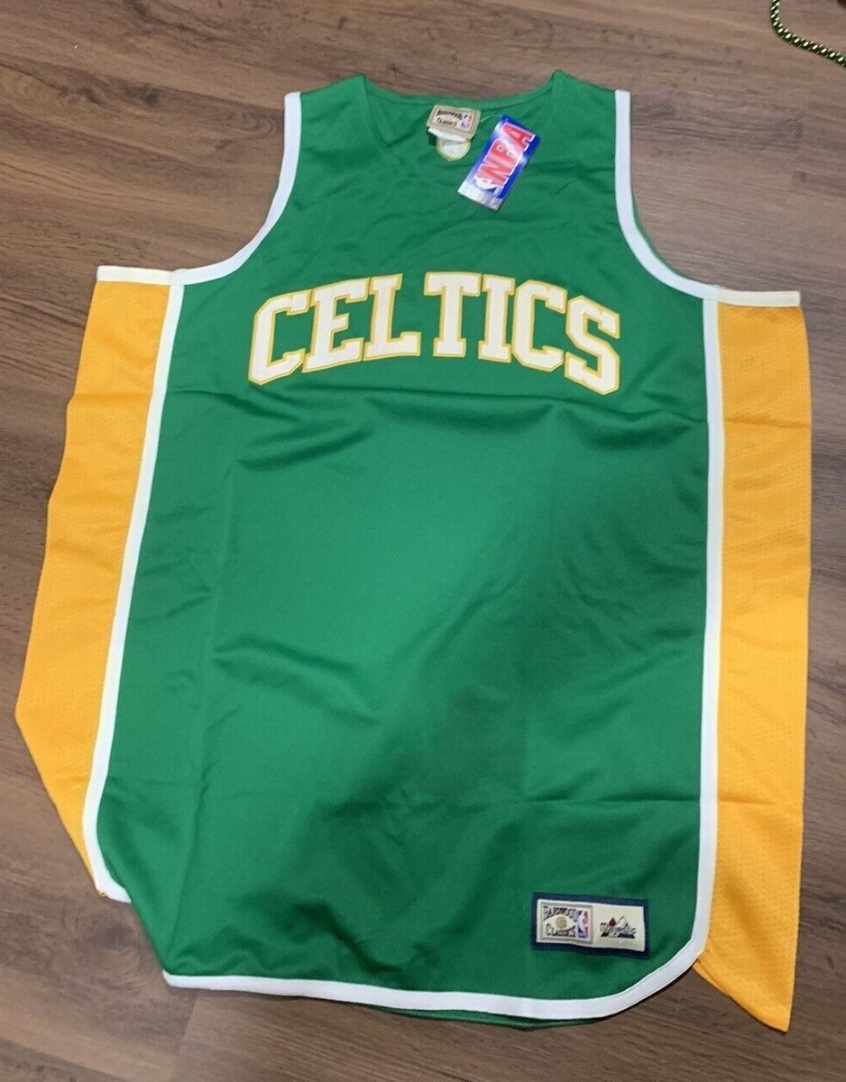 Boston Celtics Majestic Hardwood Classics Green/Yellow