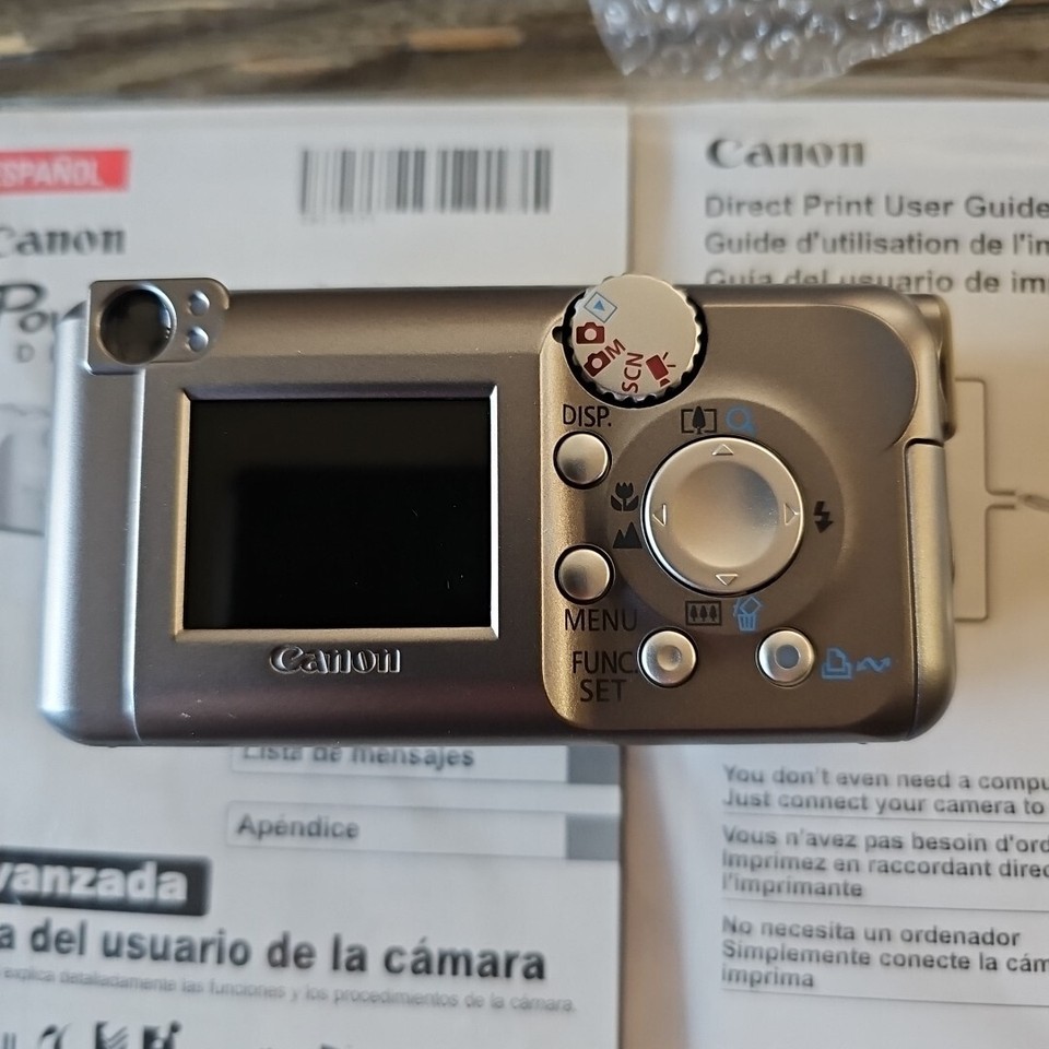 NIB Canon PowerShot A410 3.2MP 3.2x Zoom Digital Camera, Silver eBay