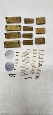 Vintage HO Scale Model Train Brass Accessories lot of 43 