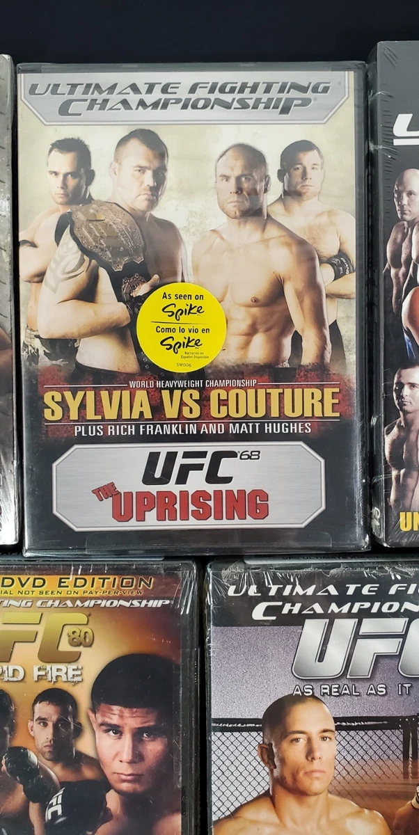 Lot Of 5 Sealed and 4 Pre-Viewed UFC DVD's