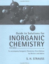 Guide to Solutions for Inorganic Chemistry by Strauss, Steven H.