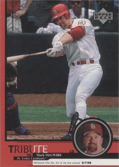 2009 Upper Deck Sandler Ferrell /99 衣装 1999 Upper Deck Tribute to Mark McGwire - Mark McGwire #21 for