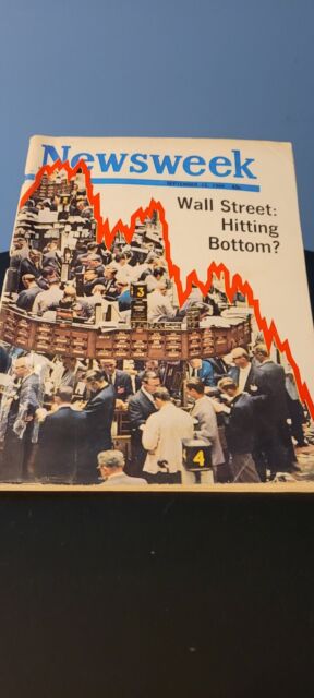 Newsweek September 12th 1966 Wall street hitting Bottom