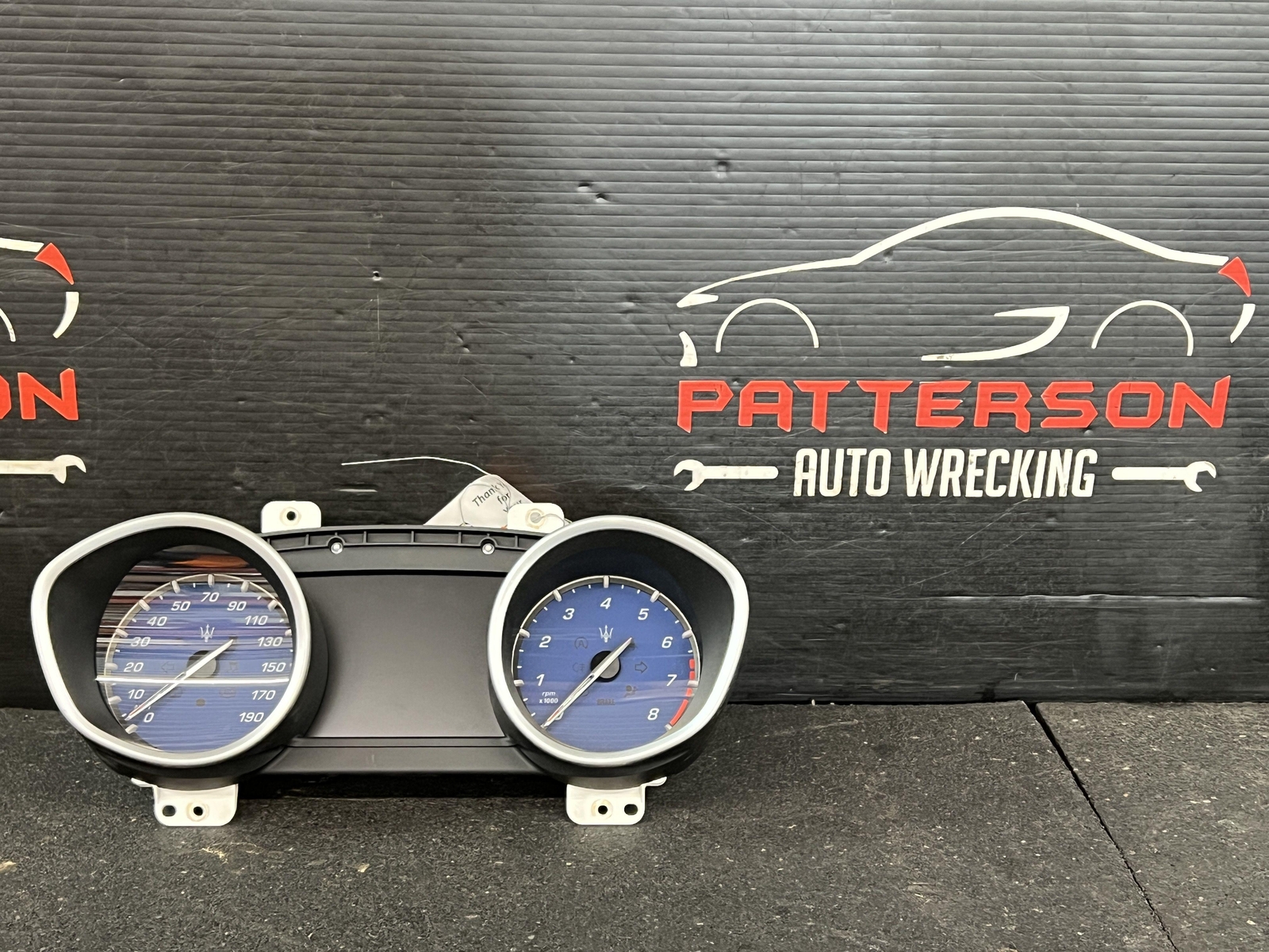 17-20 MASERATI GHIBLI SPEEDOMTER INSTRUMENT DASH GAUGE GRANSPORT SQ4 670109806