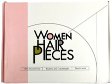 Women Hair Pieces - 100 Human Hair / Easy To Wear / Comfortable / Brown