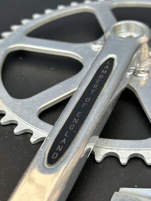 Vintage TA Crankset Branded “Lambert of England” 170mm Arms, 1x