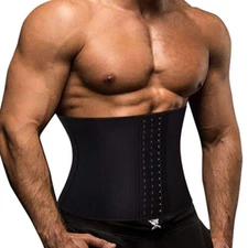 Men Fajas Colombianas Latex Waist Trainer Long Torso Slim Cincher Girdle Shaper