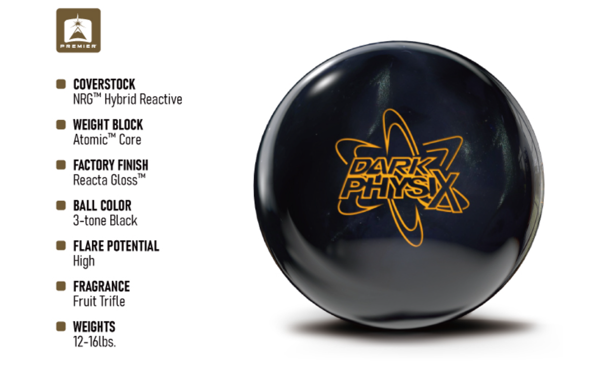 DARK PHYSIX STORM NRG ボウリングボール 14p4ozです。