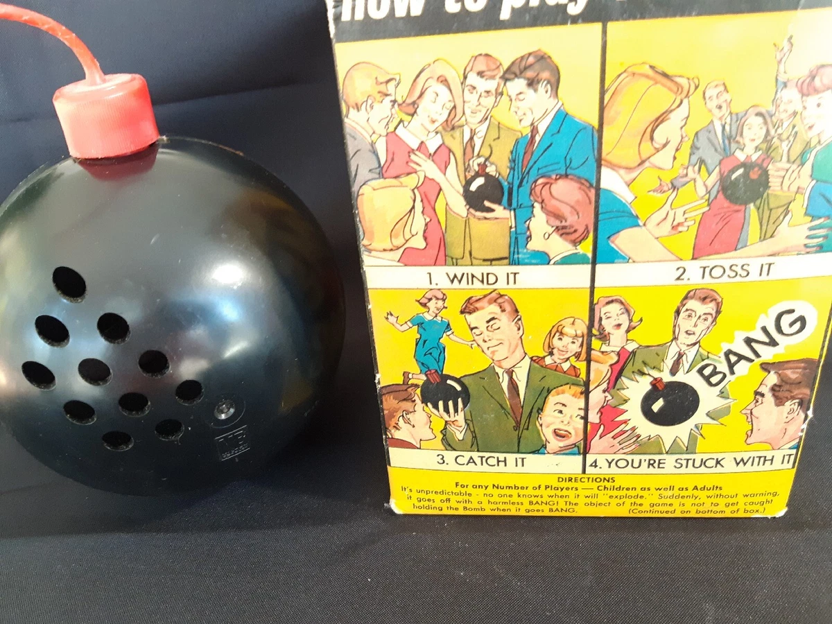 1964 TIME BOMB GAME in BOX by Milton Bradley WORKS TESTED! Vintage